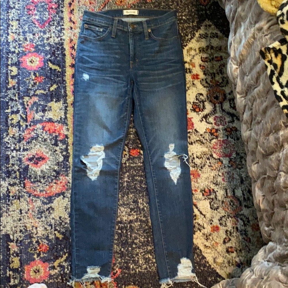 Madewell 9 in. High rise skinny